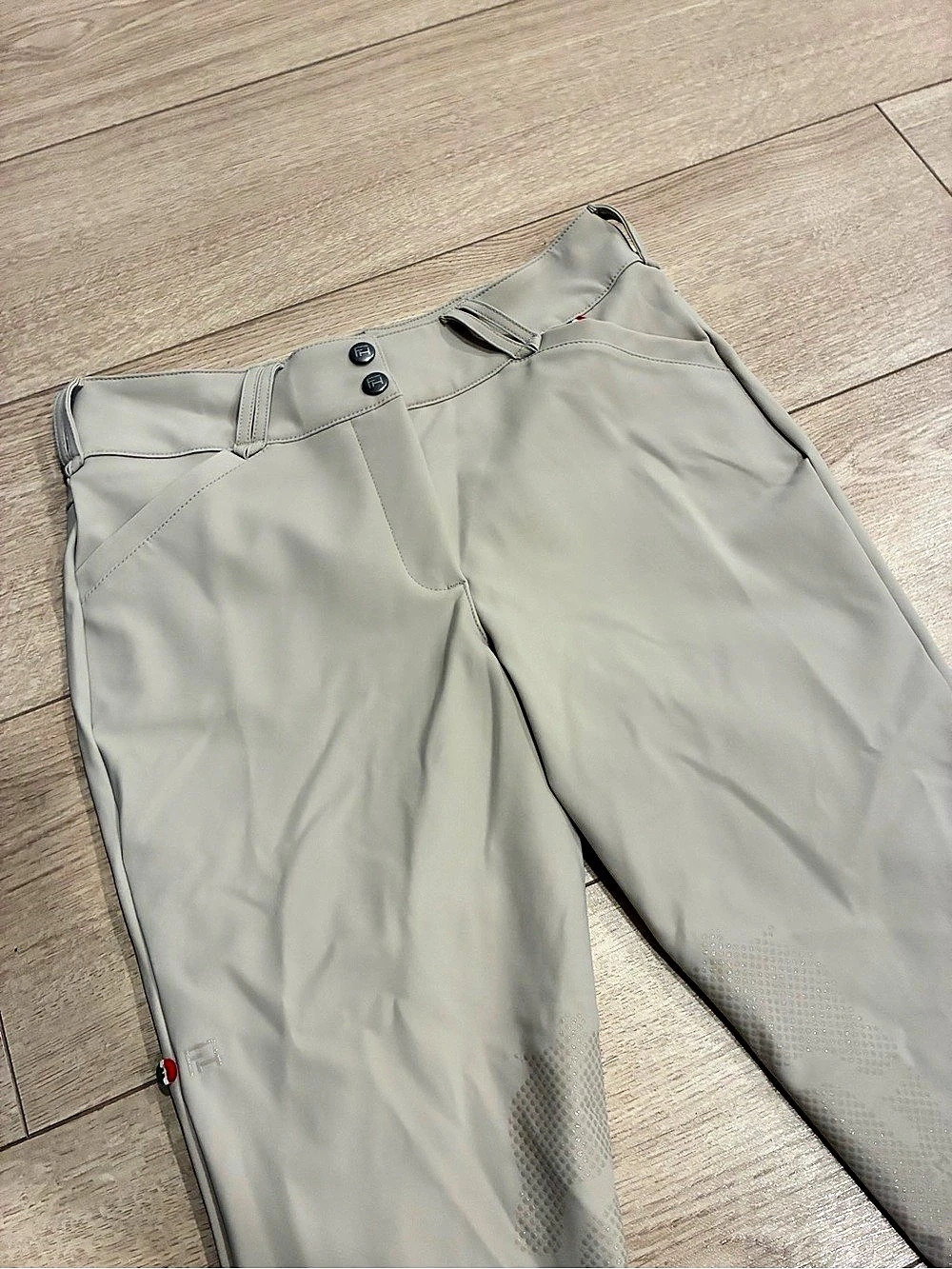For Horses Italy Women’s Equestrian Riding Pants Breeches Beige Size 44/M